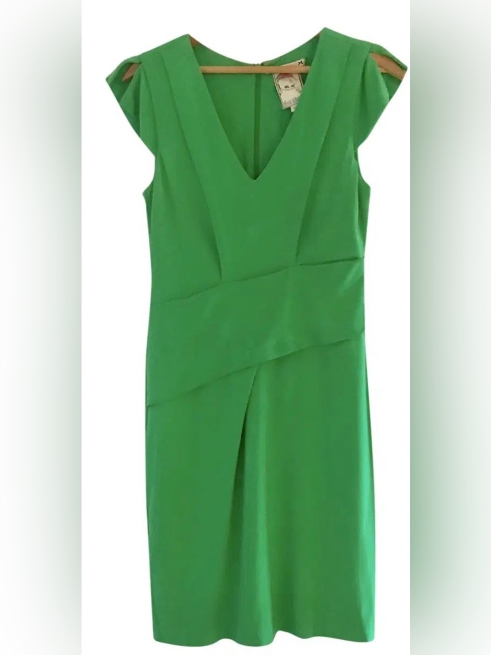 Vintage Yoana Baraschi Designer V-neck Mini Women's Dress (US Size 8)